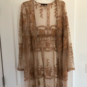 Zara | Sweaters | Brand New Gold Lace 